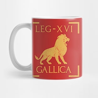 Legio XVI Gallica Lion Emblem Roman Legion Mug